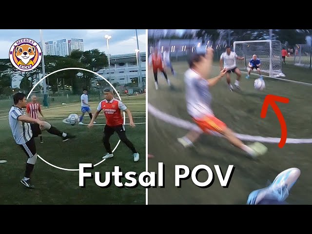 I SCORED A Couple Of Top Bins | Incredible Header Goal & Skills | 3 Teams 🔴⚪🔵 | 6 vs 6 Futsal POV