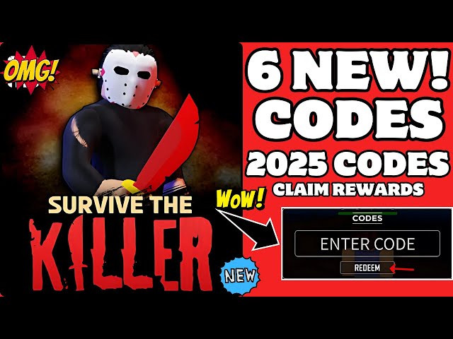 ⚠️New⚠️ ALL WORKING CODES For Survive The Killer 2025 - Roblox Survive The Killer Codes 2025