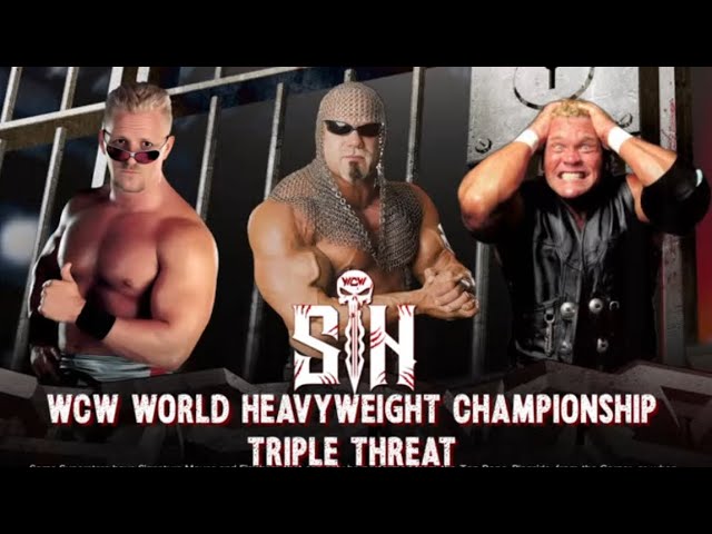 WCW Sin 2001 (Match 10) Scott Steiner vs Jeff Jarrett vs Sid Vicious