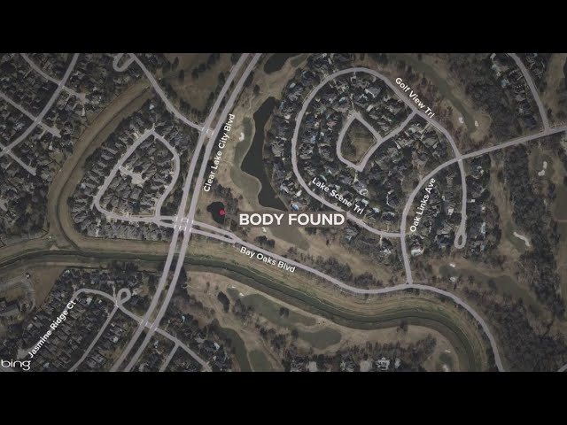 Body found in submerged truck in golf course pond in Clear Lake area, HPD says