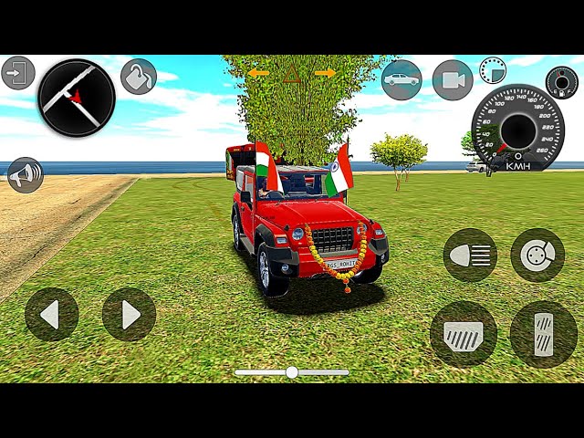 Dollar (Song) Modified Mahindra Red Thar - Indian Cars Simulator 3D |- Android Game Play 🙏