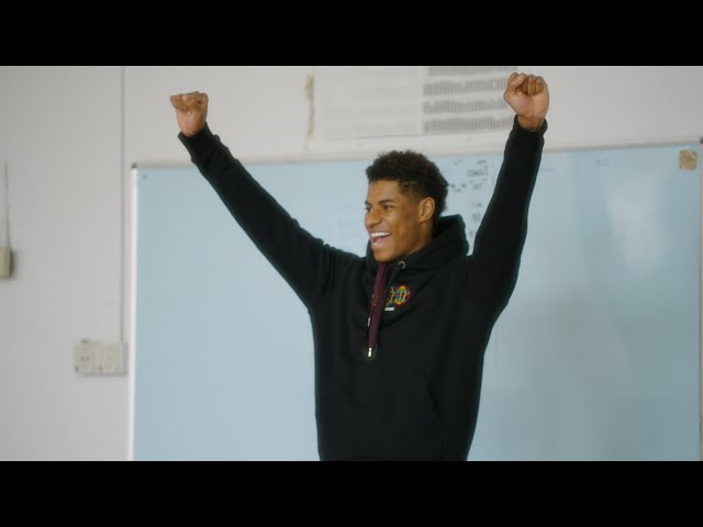 Marcus Rashford spreading the word | Holiday Activities & Food Programme 2021