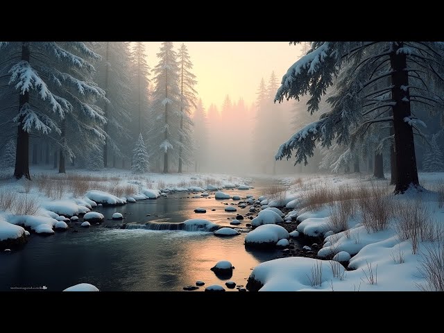 Tranquil Winter Melodies❄️Stress Relief and Comfort ~ Music for the heart and blood vessels