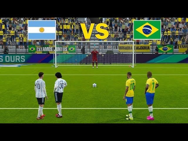 Argentina vs Football Legends | Messi Vs Pele, Maradona, zidane, Ronaldo 🔥🔥 | Penalty shootout 4K