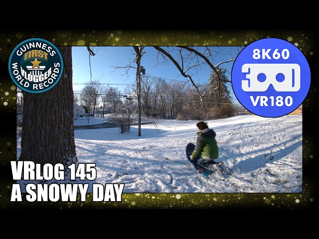 A Snowy Day (Entry #2501 - VRLOG 145 - VR180)