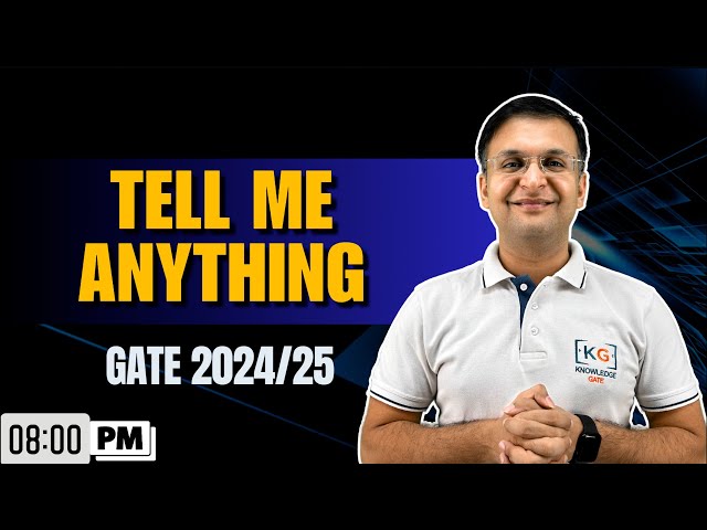 Tell me Anything Session with Sanchit Sir