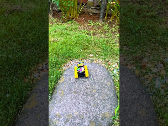 Monster car on stone #shortfeed #automobile #remotecontroltoyscars #remotecontroltoys #remotecontrol