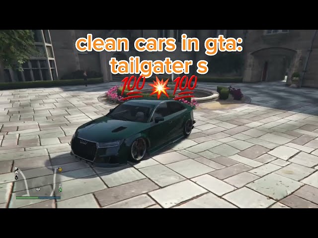 clean car gta 5 (tailgater s)+ *tutorial*