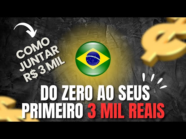 Como Juntar R$3.000 em 1 Ano Mesmo Ganhando Pouco! (Passo a Passo Simples)