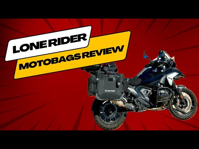 The Best Motorcycle Luggage - Lone Rider MotoBags Review