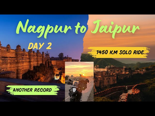 Day 2 - 🚴‍♂️ Epic Solo Bike Ride: Nagpur to Jaipur - A New Record! 🏆