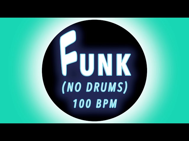 FUNK Backing Track (no drums) - Drumless Jam Track for Drummers