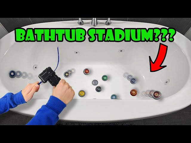 I turned Household Items into BEYBLADE STADIUMS!