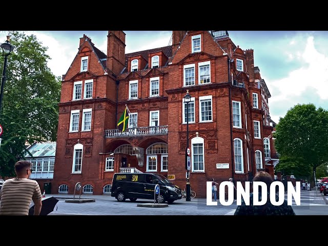 London Summer Walk | Beautiful South Kensington | Walking London 4K