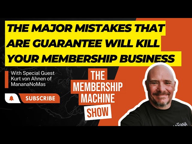 This Major Mistakes That Are Guaranteed To Kill Your Membership Business