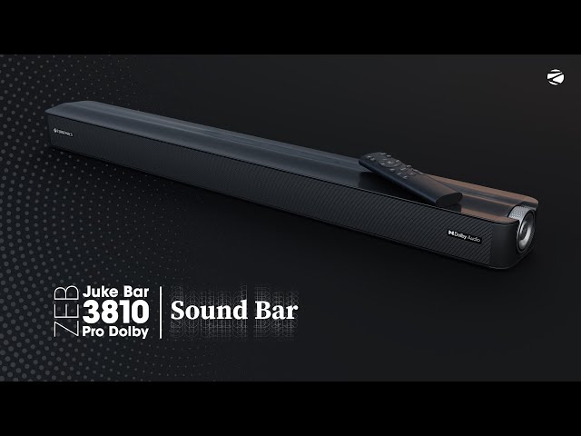 Zebronics | ZEB Juke Bar 3810 Pro | Soundbar | Dolby Audio