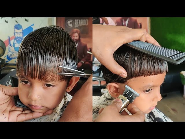 How Tow Haircut baby cut Hairstyle Cutting baby viral video