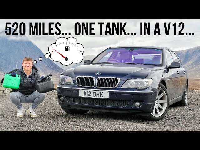 Can I drive the cheapest V12 in the country from Scotland to London on one tank of fuel?