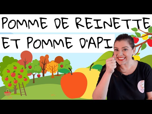 Pomme de reinette et pomme d'api | Comptine à gestes | Andreea's Music Box