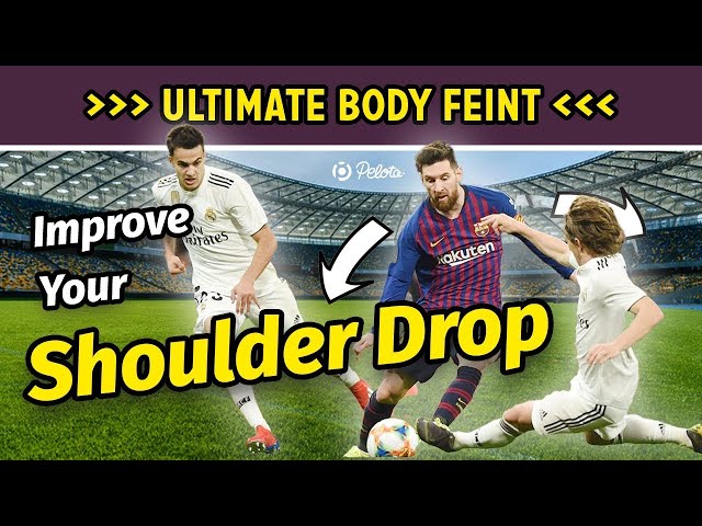 No.1 Messi Body Feint You Have to Learn - The Shoulder Drop - Football Skills Tutorial