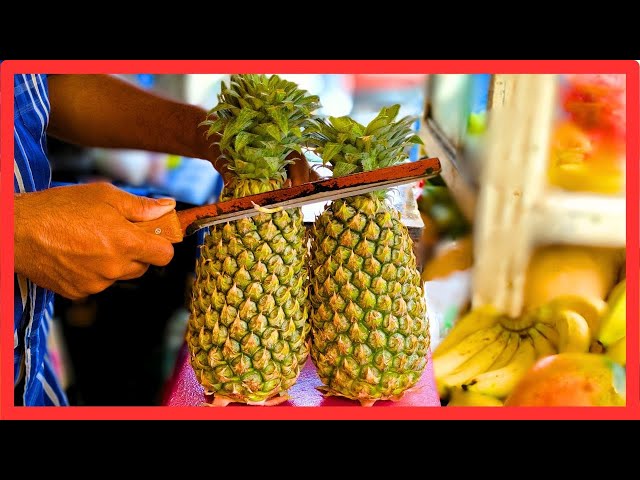 FRUIT NINJA of FRUITS | Amazing Fruits Cutting Skills | Indian Street Food In 2024