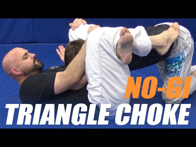 No-Gi Triangle Choke From Butterfly Guard - BJJ Submissions