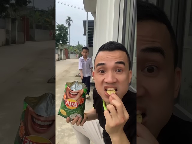 Ông bố tham ăn funnyvideo #shorts🤗1454