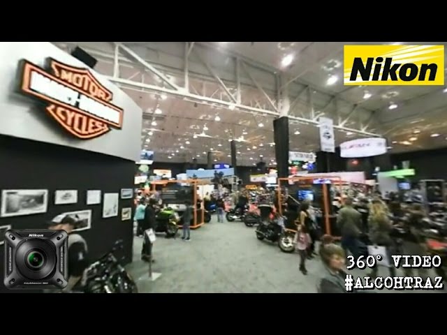 360° 4K VIDEO: 2017 Harley Booth at the Cleveland Progressive Motorcycle Show