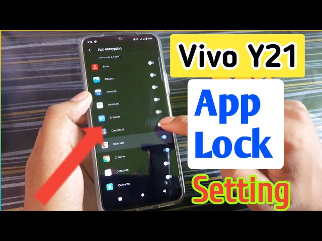 Vivo y21 me app lock kaise kare/vivo y21 app lock setting/vivo apps lock setting