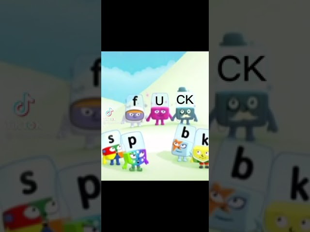 (Viewer Discretion￼ Is Advised) Tik Tok Alphablocks Cursing. (Not For Alphablocks Fans) ￼