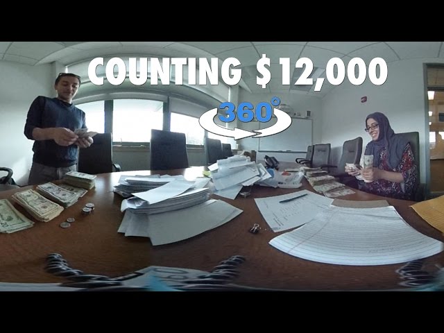 COUNTING $12,000 IN CASH / 360° VLOG #47