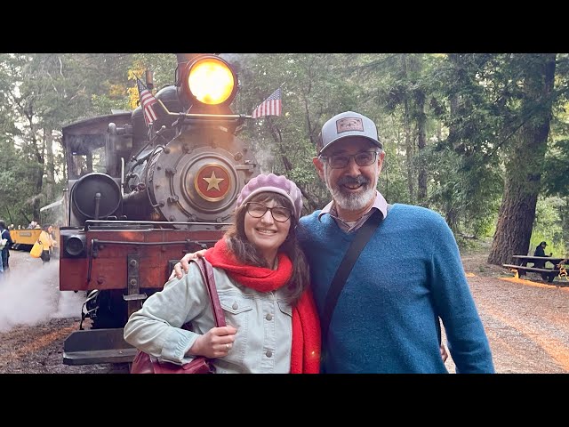 EXCITING TRAIN RIDE THROUGH REDWOODS IN NORTHERN CALIFORNIA! SO MUCH FUN FOR ADULTS AND KIDS!!