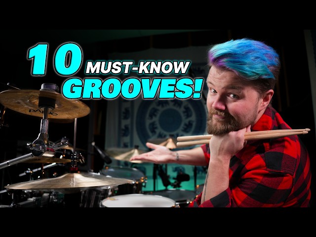 10 NEED-TO-KNOW Drum Grooves EVERY Drummer Should Learn! | That Swedish Drummer