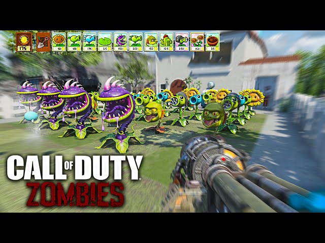 PLANTS vs ZOMBIES in Call of Duty Zombies...