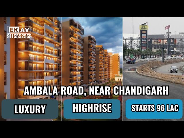 LUXURY 3BHK Homes for 96 Lakh on Ambala Highway Near Chandigarh?