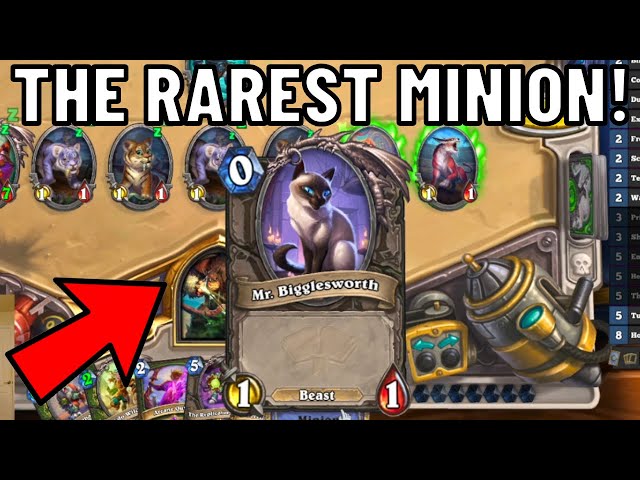 How to Obtain the RAREST Hearthstone Card! Easter Egg OTK Combo!