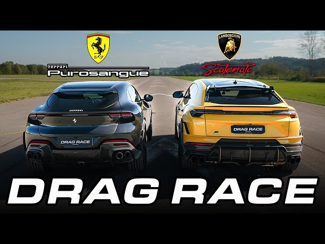 ABT Urus Scatenato vs. Ferrari Purosangue | DRAG RACE