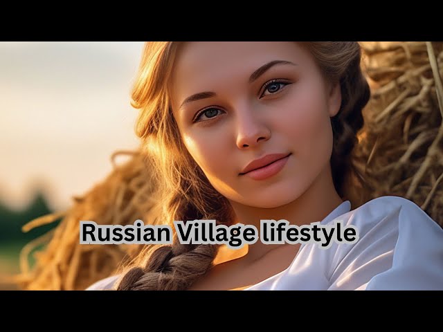 Russian Village Lifestyle Embracing Nature and Simplicity in the Wild