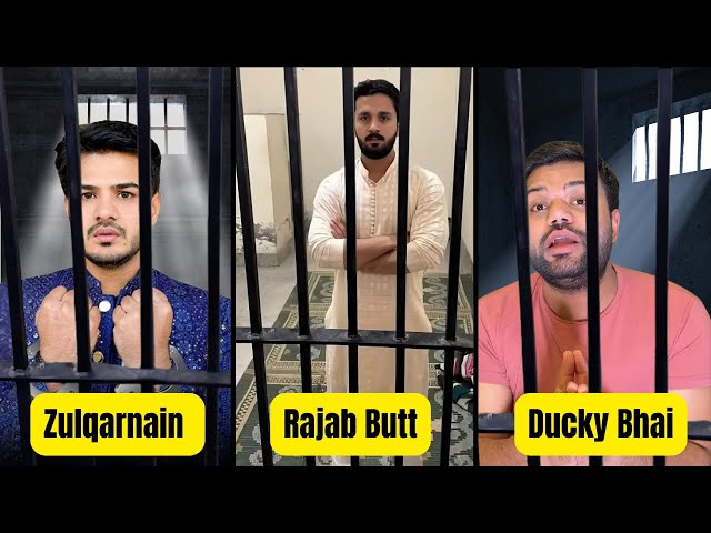 یوٹیوبرز انفلواینسرز جنکو جیل کی ہوا کھانی پڑی Pakistani Youtubers And Influencers Who Got Arrested