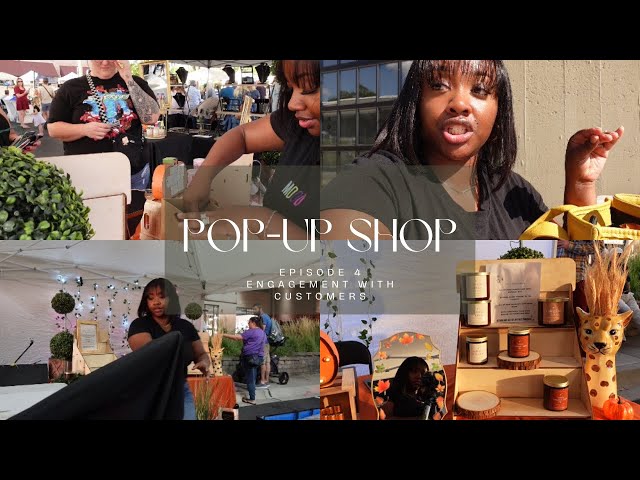 How I Engage With Customers At  My Pop-Up Shop Being Shy + How I Make My Booth Stand Out More#popup