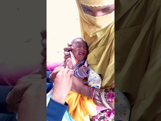 Cute baby injection crying video #shorts #trending #injection #healthyshorts86