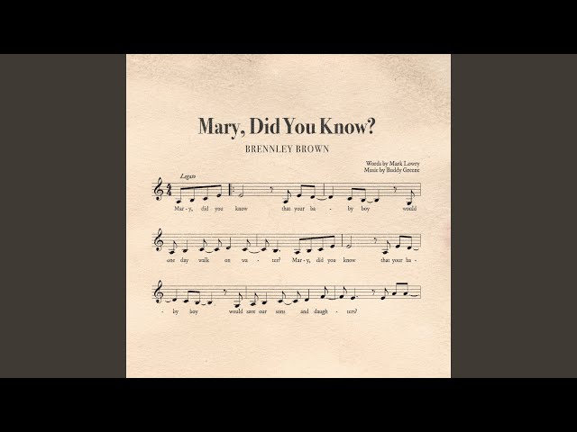 Mary, Did You Know?