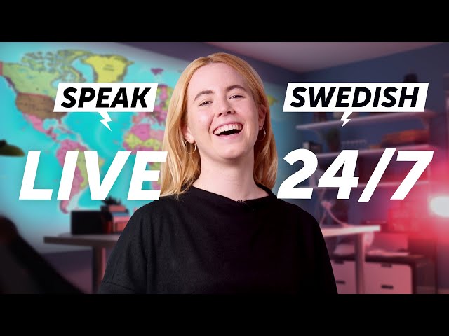 Speak Swedish 24/7 with SwedishPod101 TV 🔴 Live 24/7