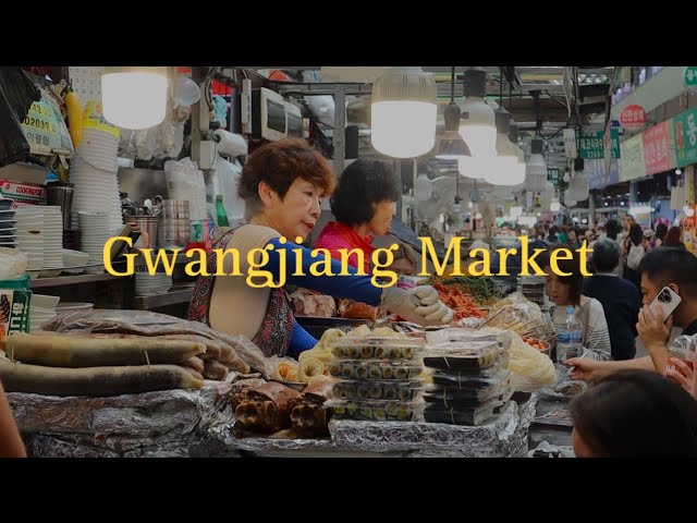 Gwangjiang Market Walkthrough 2024 || Seoul, South Korea 🇰🇷