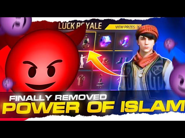 Finally Removed😈 Power OF islam 💪|| GarenaFreeFire