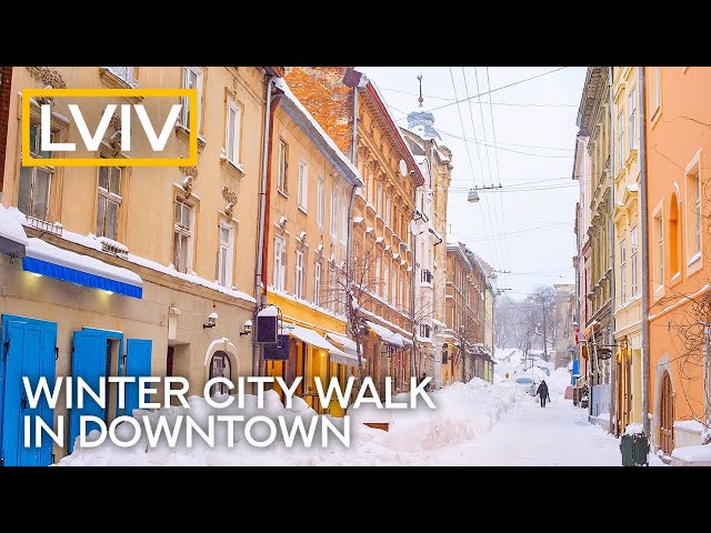 Winter Charm of Lviv - City Walk with Atmosphere & Sounds