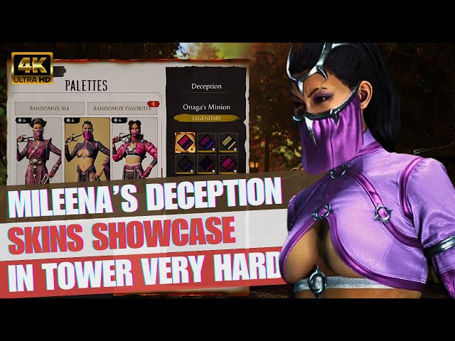 Mileena Deception Skin Palettes In Mortal Kombat 1 Tower Challenge on Very Hard Mode Gameplay. MK1