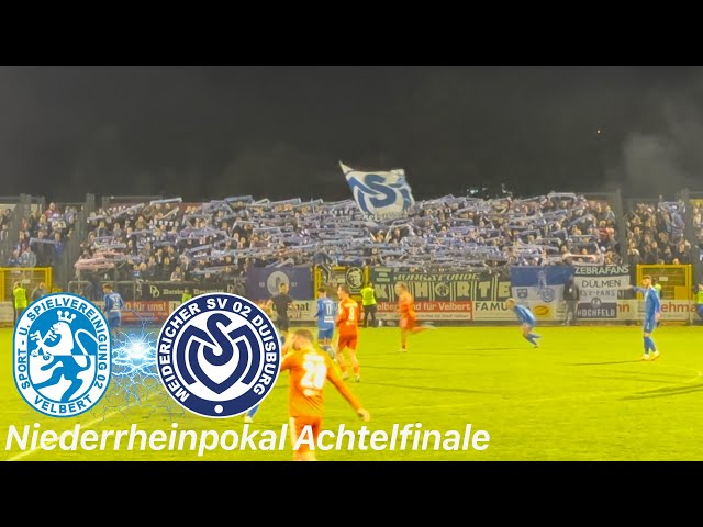 SSVg Velbert 02 vs. MSV Duisburg | über 1.500 MSV Fans bei zähem Kampf ums Viertelfinale