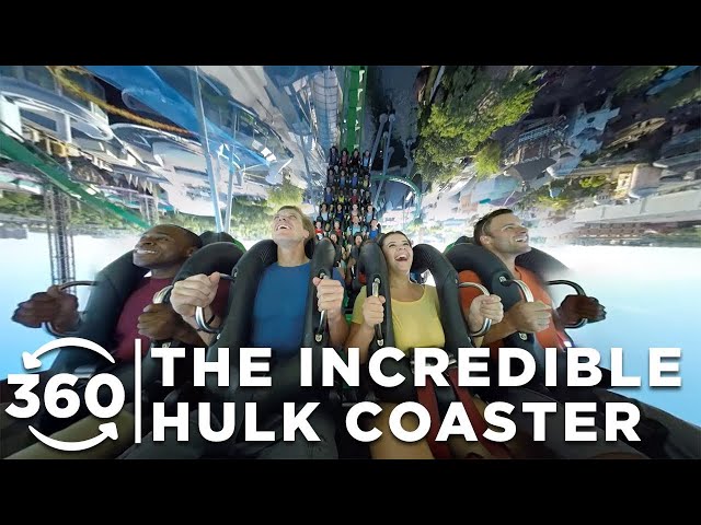 360 Video: The Incredible Hulk Coaster | Universal's Islands of Adventure