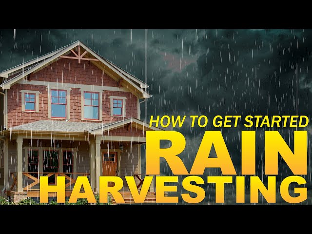 How to Get Started Harvesting Rainwater - Quick Guide - Off Grid Tips